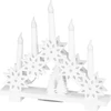 Kép 2/3 - Gyertyatartó MagicHome Karácsonyi, 6x LED meleg fehér, 2xAA, beltéri, 32x5x30,5 cm