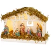 Kép 1/3 - Dekoráció MagicHome Karácsony, betlehem, 5x LED meleg fehér, 3xAA, beltéri, 26,3x7,3x19,2 cm