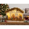 Kép 2/3 - Dekoráció MagicHome Karácsony, betlehem, 5x LED meleg fehér, 3xAA, beltéri, 26,3x7,3x19,2 cm
