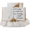 Kép 3/4 - Dekoráció MagicHome, Kereszt gyertyával, LED, polirezin, sírhoz, 2xAA, 11,5x11,5x18 cm