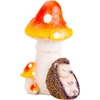 Kép 1/2 - Dekoráció MagicHome Nature, Süni gomba alatt, polirezin, 13,3x11x19,2 cm