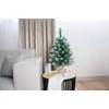 Kép 4/5 - Karácsonyfa MagicHome Karácsonyi Belo, juta zsákos jegenyefenyő, havas végek, extra sűrű, 60 cm