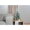 Kép 3/6 - Karácsonyfa MagicHome Karácsonyi Snowy, juta zsákos jegenyefenyő, havas, 60 cm