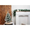 Kép 4/6 - Karácsonyfa MagicHome Karácsonyi Snowy, juta zsákos jegenyefenyő, havas, 60 cm