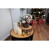 Kép 2/2 - Ikebana MagicHome Karácsony, havas fenyőágakkal, fa utánzat, 18 cm