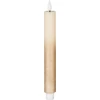 Kép 2/5 - Gyertya MagicHome, karácsonyi, LED, 2xAAA, egyszerű világítás, időzítő, krémszínű/arany, fémes hatás