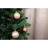 Kép 6/6 - Gömbök MagicHome Karácsony, 12 db, rózsaarany, karácsonyfára, 6 cm