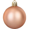 Kép 2/6 - Gömbök MagicHome Karácsony, 20 db, rózsaarany, karácsonyfára, 5 cm