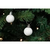Kép 3/4 - Gömbök MagicHome Karácsony, 24 db, készlet, fehér, karácsonyfára, 3 cm