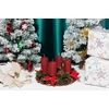 Kép 2/2 - Gyertya MagicHome Karácsonyi, 4,8x8 cm, henger alakú, csomag 4 db, piros, csillámos, adventi