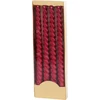 Kép 1/4 - Gyertya MagicHome, karácsonyi, 25 cm, csomag 4 db, piros, spirális, csavart