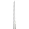 Kép 2/4 - Gyertya MagicHome, karácsonyi, 25 cm, csomag 4 db, fehér, spirális, csavart