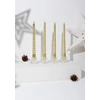 Kép 3/6 - Gyertya MagicHome, karácsonyi, 25 cm, csomag 4 db, arany, spirális, csavart0500000079669