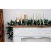 Kép 5/6 - Gyertya MagicHome, karácsonyi, 25 cm, csomag 4 db, arany, spirális, csavart0500000079669