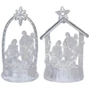 Kép 2/8 - Dekoráció MagicHome Karácsony, Betlehem, színváltós, LED, akril, Display doboz 12 db