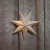 Kép 2/3 - Dekoráció MagicHome Karácsony, csillag, papír, 10 LED meleg fehér, 2xAA, egyszerű világítás, 40 cm
