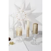 Kép 3/3 - Dekoráció MagicHome Karácsony, csillag, papír, 10 LED meleg fehér, 2xAA, egyszerű világítás, 40 cm
