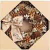 Kép 2/3 - Koszorú MagicHome, karácsonyi, természetes, függő, masnival, 30 cm
