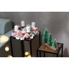 Kép 4/4 - Koszorú MagicHome, karácsonyi, adventi, rózsaszín-narancssárga, 30 cm