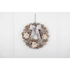 Kép 3/3 - Koszorú MagicHome, karácsonyi, függő, természetes, masnival, 30 cm