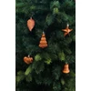 Kép 7/7 - Díszek MagicHome karácsonyi, Szett, 20 db, réz-arany, vegyes, karácsonyfára