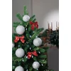 Kép 3/3 - Gömbök MagicHome Karácsony, készlet, 3 db, ezüst, karácsonyfára, 10 cm