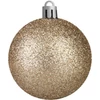 Kép 4/8 - Gömbök MagicHome Karácsony, készlet, 32 db, pezsgő, vegyes, karácsonyfára
