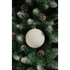 Kép 3/3 - Gömbök MagicHome Karácsony, 2 db, fehér, karácsonyfára, 12 cm