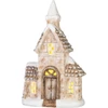 Kép 1/3 - Dekoráció MagicHome Karácsony, házikó, LED, 14.5x28x46 cm