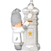 Kép 1/3 - Dekoráció MagicHome Karácsony, kisfiú postaládával, LED, 14.5x22.5x39 cm