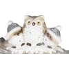 Kép 3/3 - Dekoráció MagicHome Karácsony, baglyok havas fatörzsön, LED, 20.5x49.5x27.5 cm
