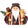 Kép 3/3 - Dekoráció MagicHome Karácsony, Mikulás, ajándékkal, piros, 46 cm