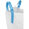 Kép 2/4 - BigBag zsák TOF4, 70x70x70 cm, PP, 4 fül, fehér, lapos aljú zsák, max. 800 kg