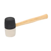 Lev gumikalapács 65mmx34cm, fekete-fehér