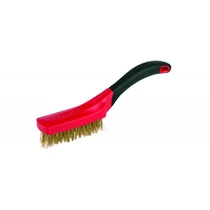 22082- Lev kézi hajlított drótkefe, 300mm, műanyag nyelű, 5 soros, réz 22082- Lev kézi hajlított drótkefe, 300mm, műanyag nyelű, 5 soros, réz