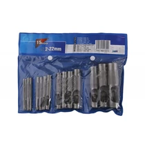 Lev lyukasztó készlet 15 részes 2- 22mm