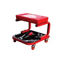 Lev gurulós ülőke 360x365x365mm, műanyag szerszámtárolóval