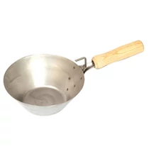 Lev Festa kőműves tál, fángli 180mm, fém, inox, akasztóval, fa markolat