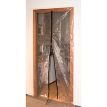 Lev takarófólia ajtóhoz, cipzárral, 1,2x2,2 m- 100µm, maszkolószalag 45mm