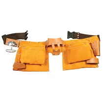 Lev Festa ács övtáska 1 zsebes, 6 részes, Profi, bőr (B/17)