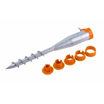 Földcsavar készlet 550mm + 5db betét 24-55mm ZN