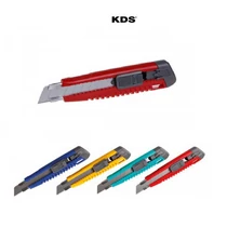 Lev KDS tapétavágó, törhető pengés kés LC405, 18mm + 1 pótpenge, piros