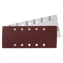 Lev csiszolólap-vászon alapú 115x280mm P100-GL1(10db lyuk)- 5db