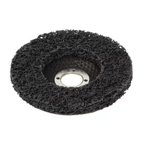 Lev Scotch-Brite néger csiszolótárcsa (nylon tárcsa) hordozótesttel 150x22,2mm