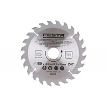 Lev Festa TCT körfűrész tárcsa, körfűrészlap 180x30mm, Z24, fához, Vídia lappal