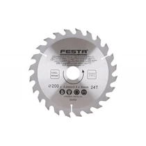 Lev Festa TCT körfűrész tárcsa, körfűrészlap 200x30mm, Z24, fához, Vídia lappal