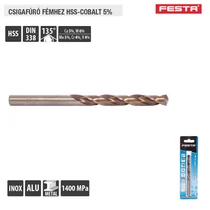 Lev Festa fúrószár/fémcsigafúró DIN 338 HSS-E (5%kobalt) 1,50mm- fém-inox, Alu