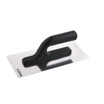 Lev fogazott glettvas 270x125mm E4, rozsdamentes, inox
