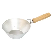 Lev Festa kőműves tál, fángli, fém, akasztóval, fa markolat 160mm (B/11)