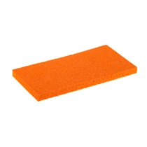 Lev kemény szivacsos simítóhoz pótszivacs 280x140x12mm, narancssárga